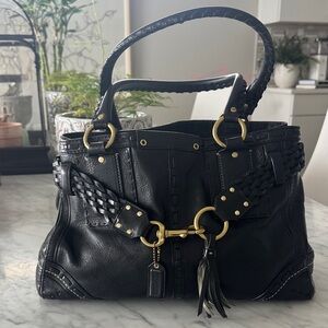 Coach Black Leather Women's Purse
